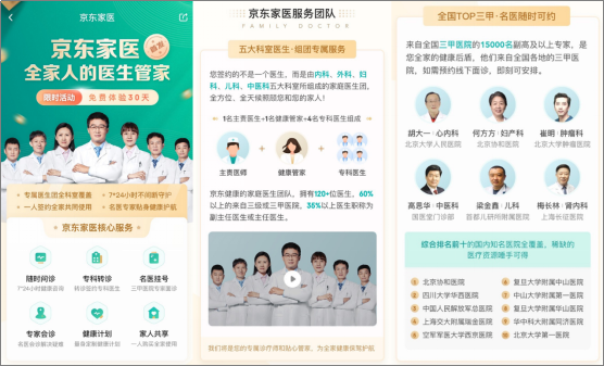 從線上問診到家庭健康管家 “互聯(lián)網(wǎng)+家庭醫(yī)生”迎來“京東家醫(yī)”新面孔